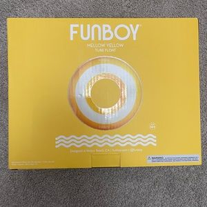 Mellow Yellow Striped Tube Float